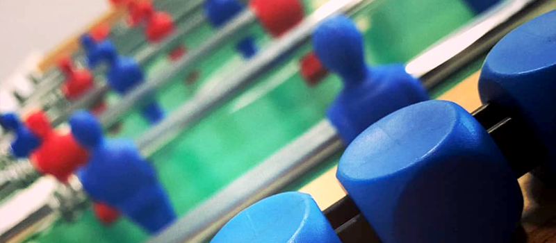 campo da gioco calcio balilla